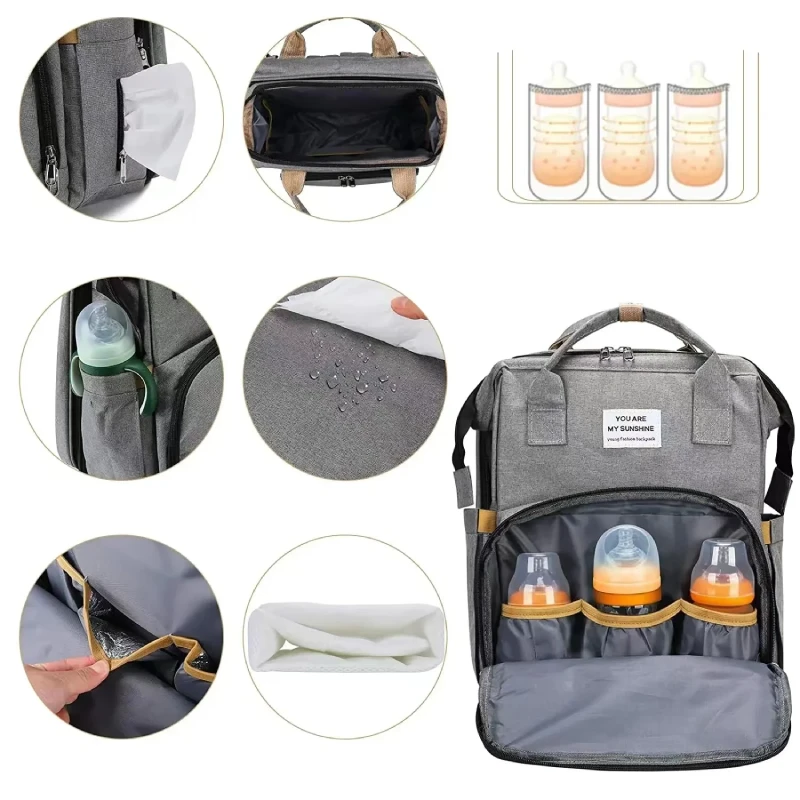 マザーズバッグ おむつ替え 2way 多機能 大容量